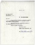 Lot of Two Moe Howard Signed Agreements on Behalf of The Three Stooges to Glen Casino & R-F Theatres, Both Dated June 1959 -- 2pp. Measure 8.5'' x 11'' -- Very Good